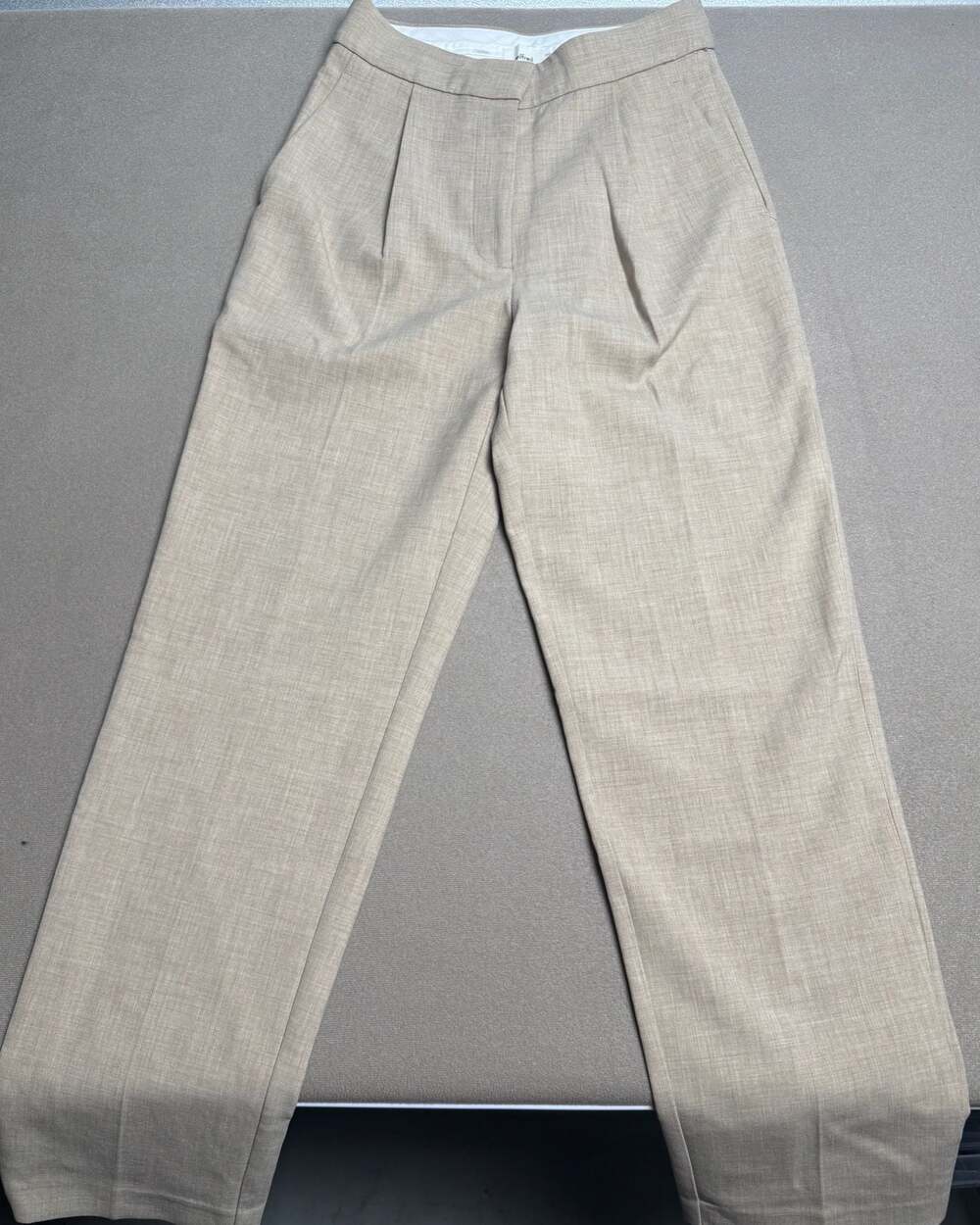 Wilfred Pleated High-Waist Dress Pants Tan Size 2